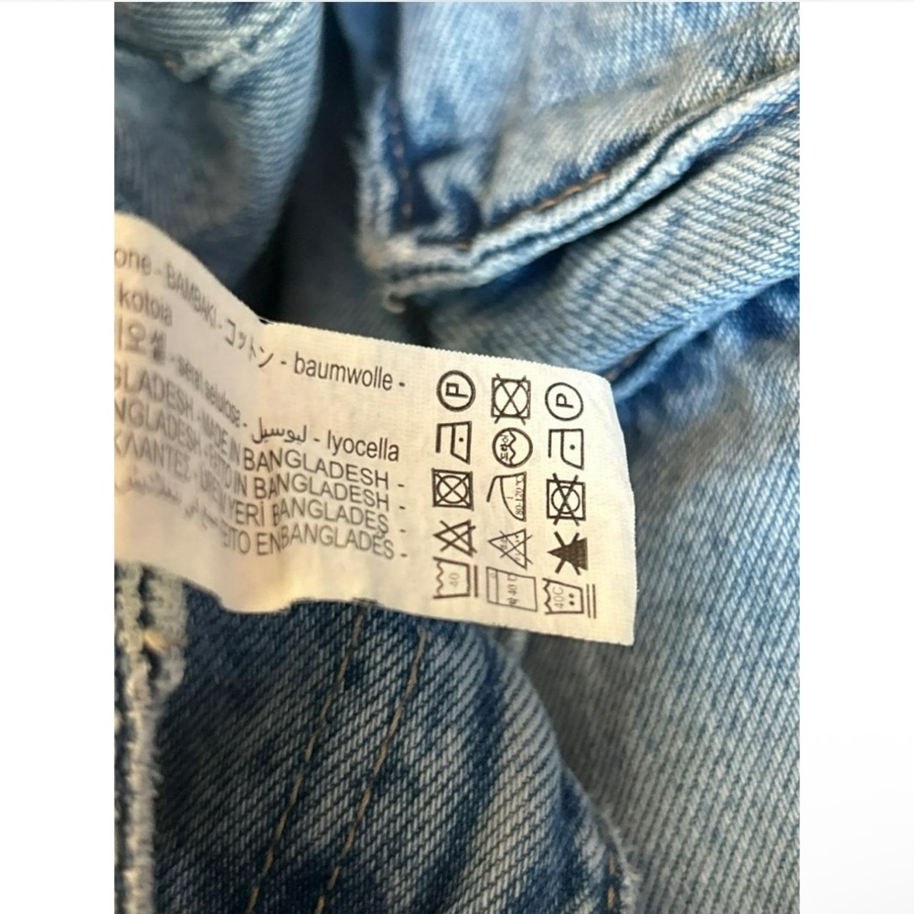 Zara Women's Straight Leg Jeans - Light Blue - Picture 7 of 7